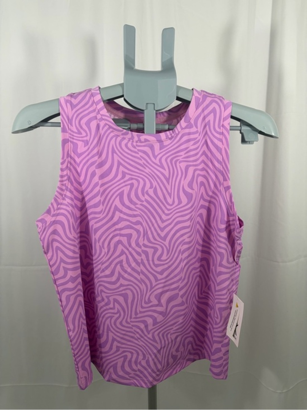 NWT Xersion Women's Size XL 18.5P Purple Workout Zebra-Print Sleeveless Tank Top